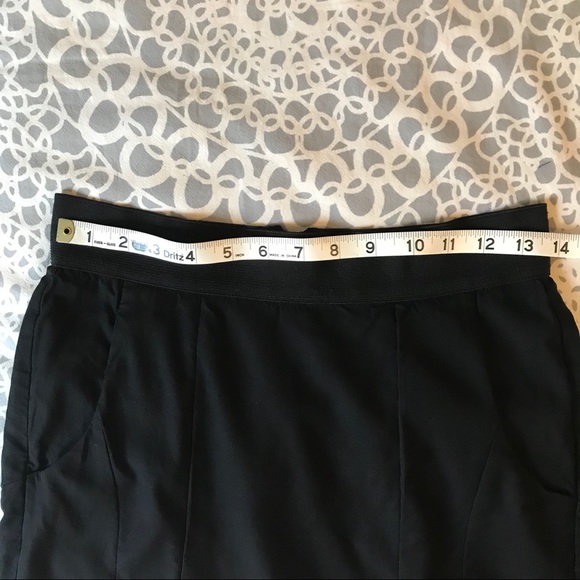 Helmut Lang black miniskirt w. pockets size 0 - Picture 5 of 7